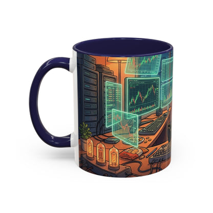 Cryptocurrency Trader Coffee Mug — 'HODL' Office Desk Gamer Accent Mug (11/15oz)