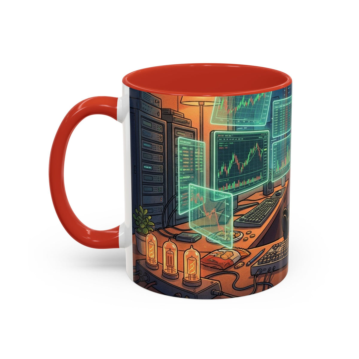 Cryptocurrency Trader Coffee Mug — 'HODL' Office Desk Gamer Accent Mug (11/15oz)