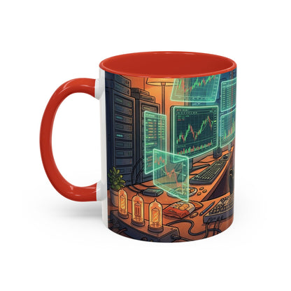 Cryptocurrency Trader Coffee Mug — 'HODL' Office Desk Gamer Accent Mug (11/15oz)