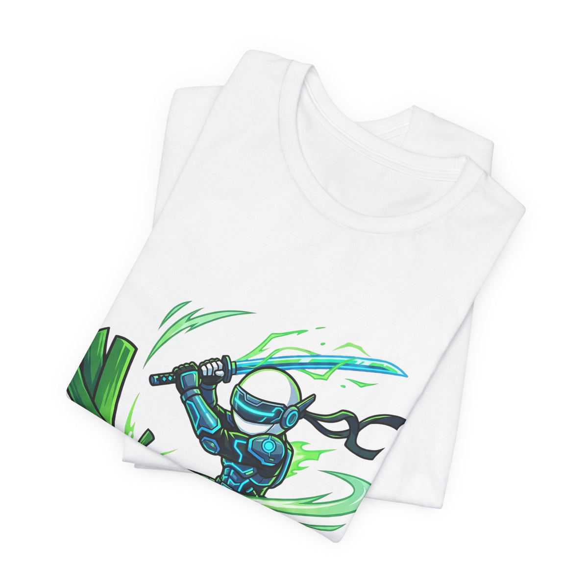 Leek Slice Ninja T-Shirt — Funny Veggie Chef Ninja Graphic Tee