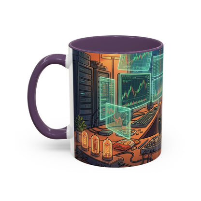Cryptocurrency Trader Coffee Mug — 'HODL' Office Desk Gamer Accent Mug (11/15oz)