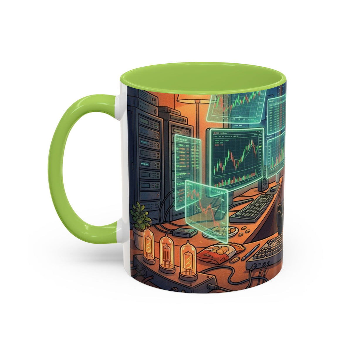 Cryptocurrency Trader Coffee Mug — 'HODL' Office Desk Gamer Accent Mug (11/15oz)