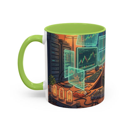 Cryptocurrency Trader Coffee Mug — 'HODL' Office Desk Gamer Accent Mug (11/15oz)