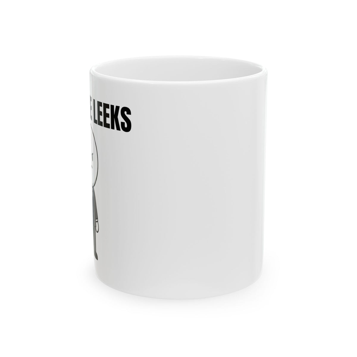 No Prob-Lleeks Ceramic Mug — Funny Pun Plant Lover Coffee Cup (11oz, 15oz)