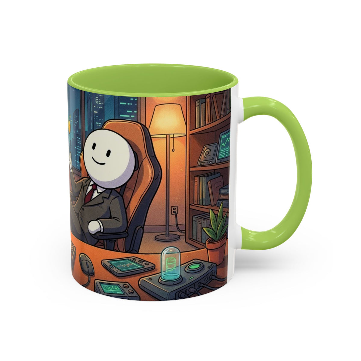 Cryptocurrency Trader Coffee Mug — 'HODL' Office Desk Gamer Accent Mug (11/15oz)