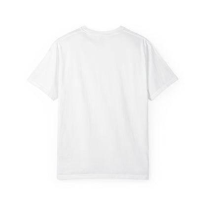 Shielded Hero T-Shirt — Cute Masked Defender with Steam Engine Barrier