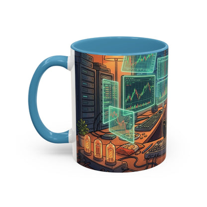 Cryptocurrency Trader Coffee Mug — 'HODL' Office Desk Gamer Accent Mug (11/15oz)