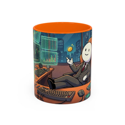 Cryptocurrency Trader Coffee Mug — 'HODL' Office Desk Gamer Accent Mug (11/15oz)