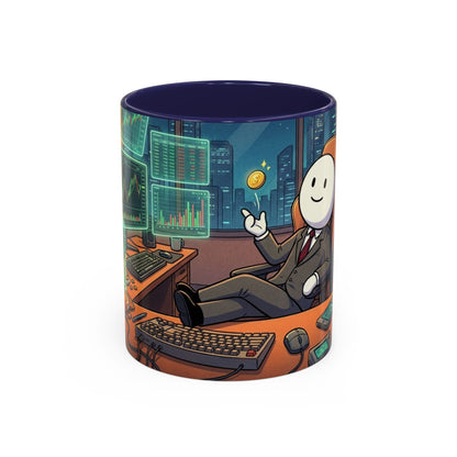 Cryptocurrency Trader Coffee Mug — 'HODL' Office Desk Gamer Accent Mug (11/15oz)
