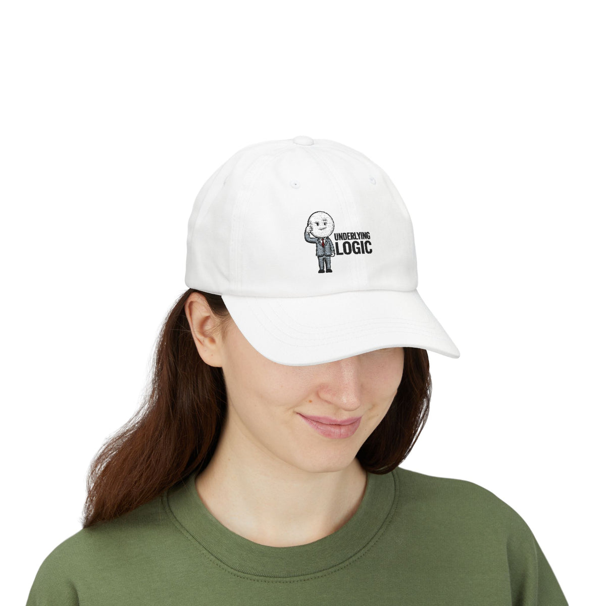 Dad Cap — 'Underlying Logic' Brain Character Dad Hat