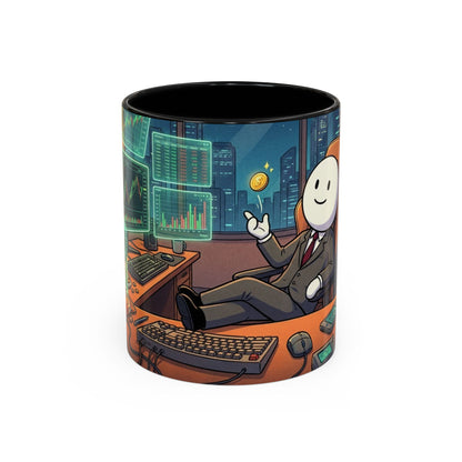 Cryptocurrency Trader Coffee Mug — 'HODL' Office Desk Gamer Accent Mug (11/15oz)
