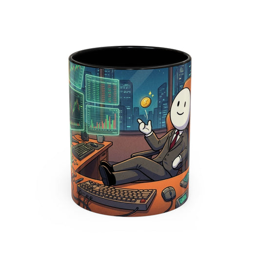 Cryptocurrency Trader Coffee Mug — 'HODL' Office Desk Gamer Accent Mug (11/15oz)